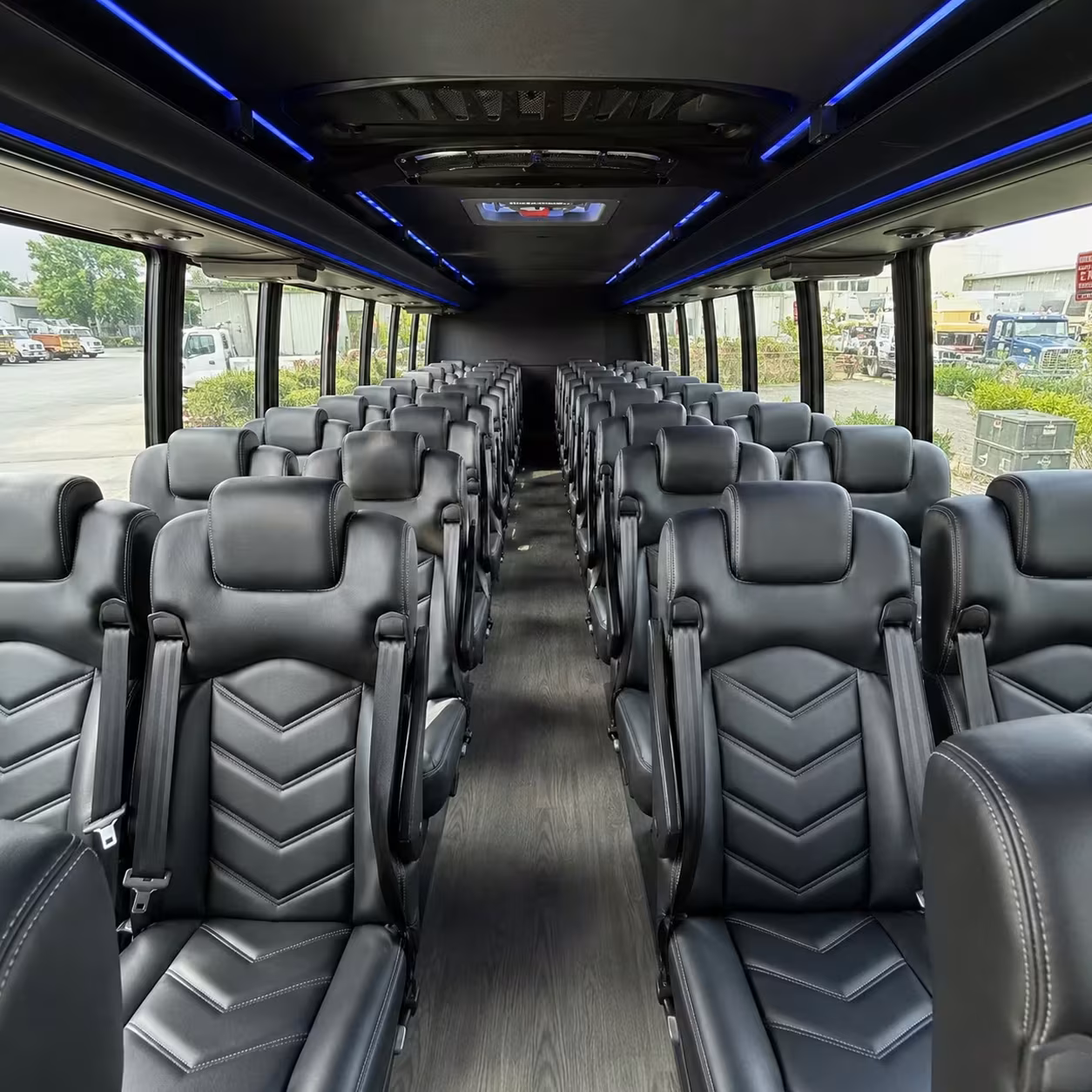 25 passenger minibus inside