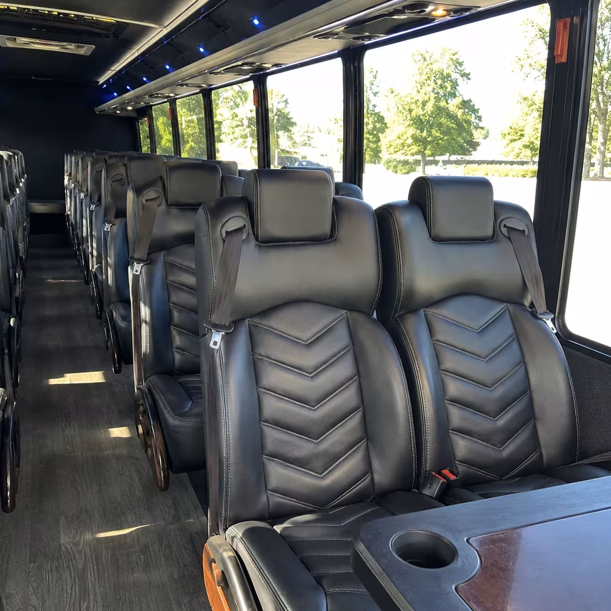 35 passenger minibus inside