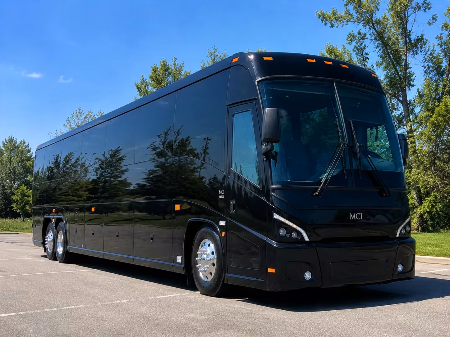 56 passenger charter bus